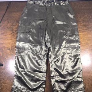 Daisy Fuentes Polyester Green Capris